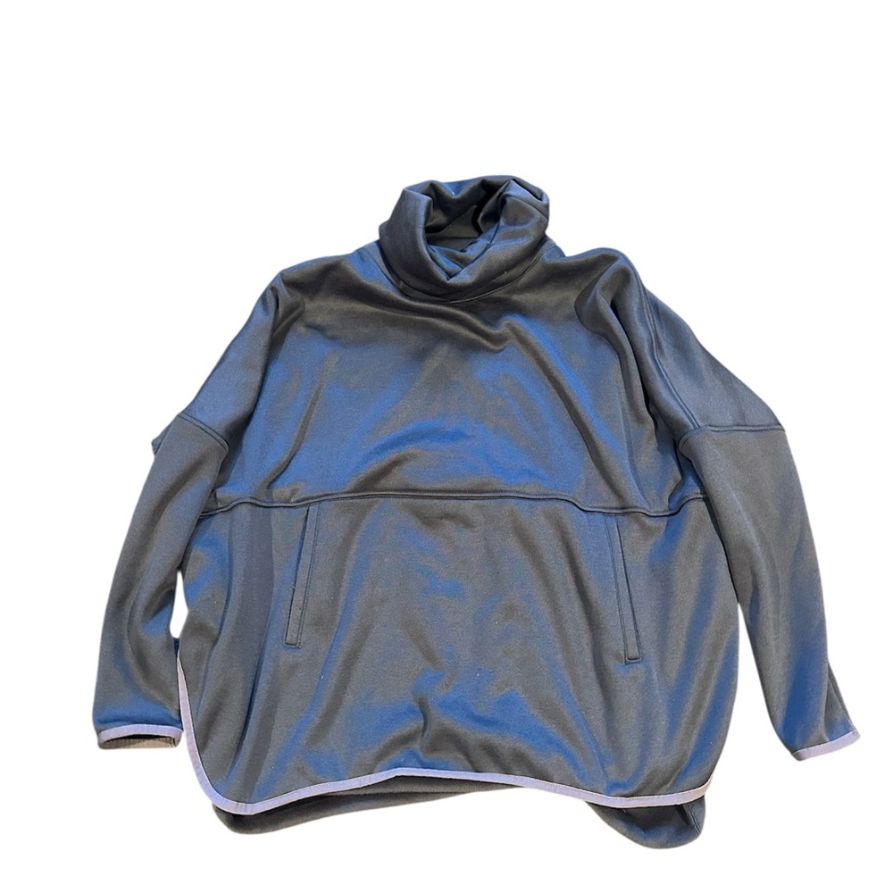 North Face Women’s Gray Heavy Turtleneck Pullover - Picture 1 of 2